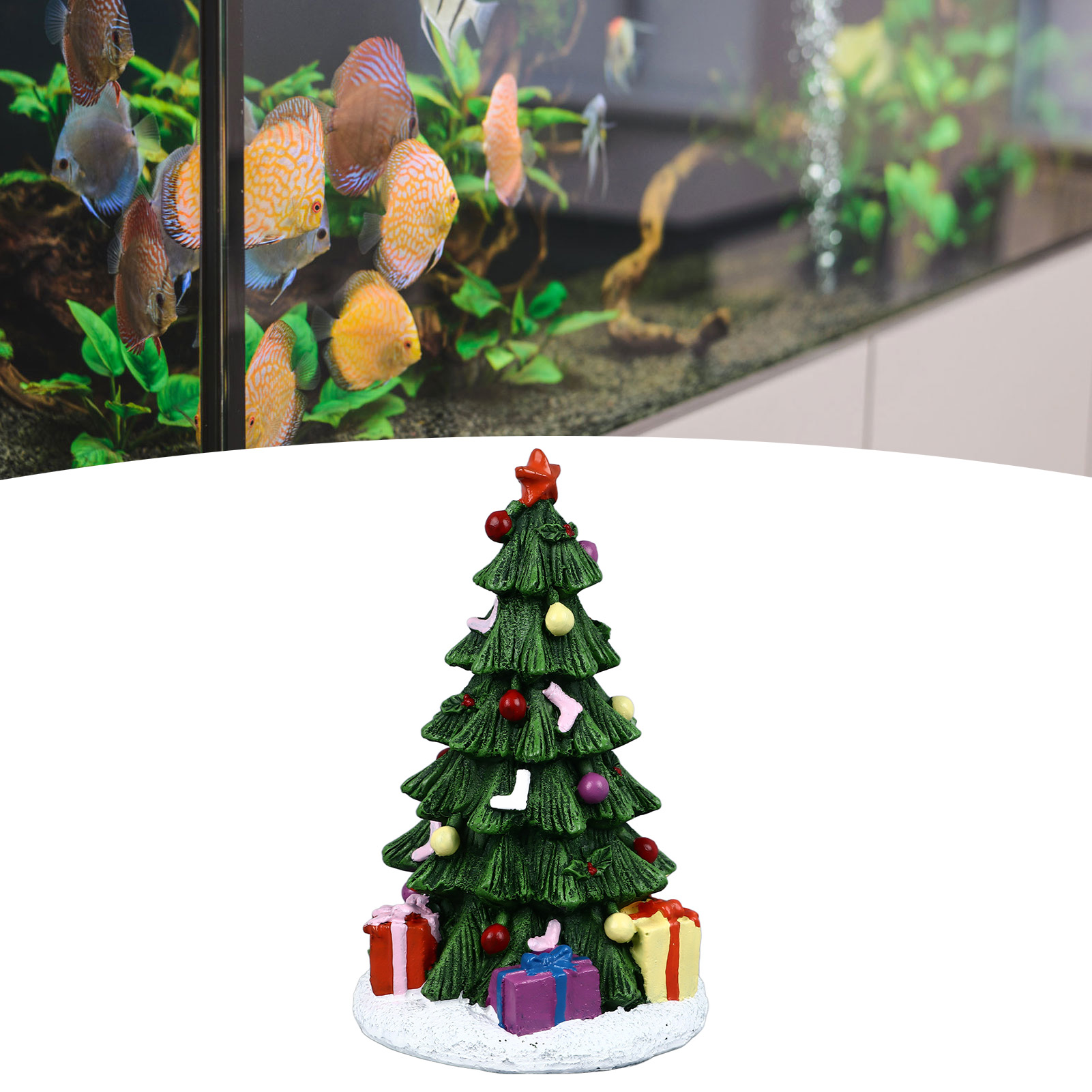 Planted Aquarium Media - ZK20 Christmas Fish Tank Ornament Exquisite