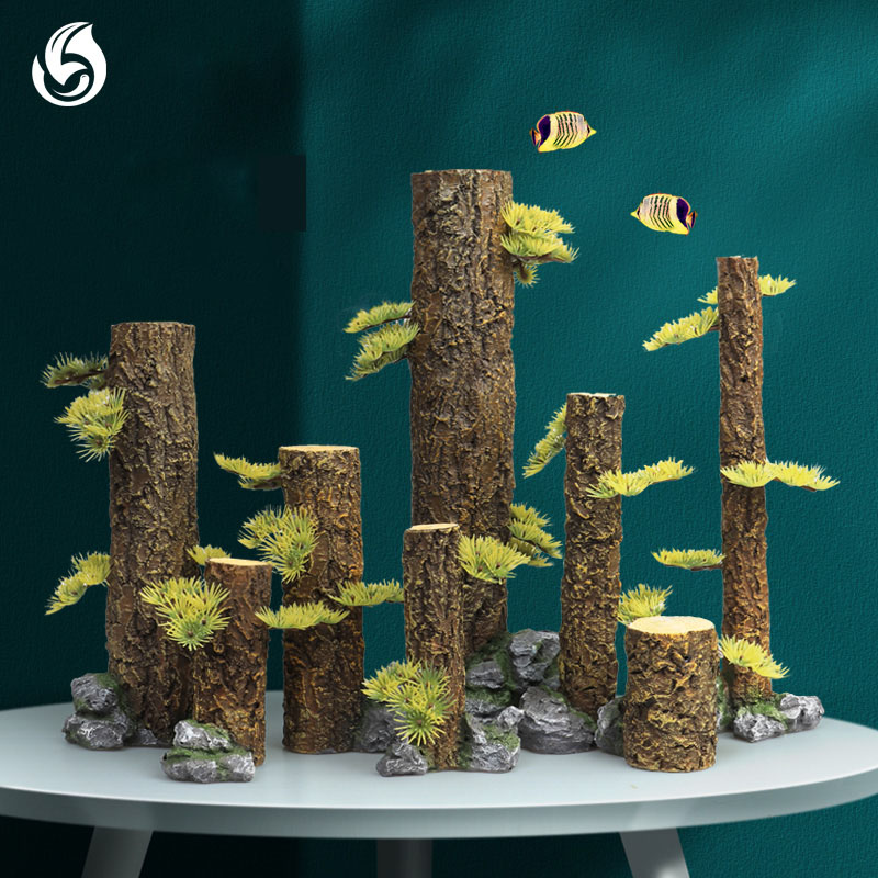 Aquarium Plant Root Tabs - Simulation Tree Trunk Sinking Wood Driftwood
