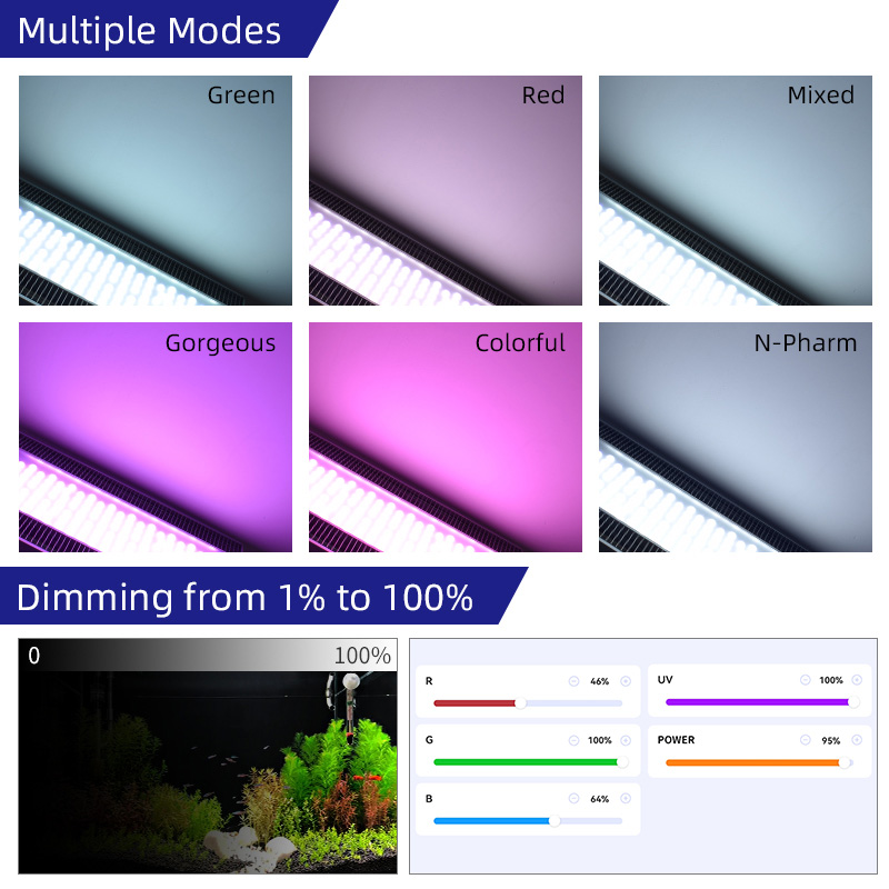 Week Aqua A430Pro LED Aquarium - Planted Aquarium Uv Light 评论和价格