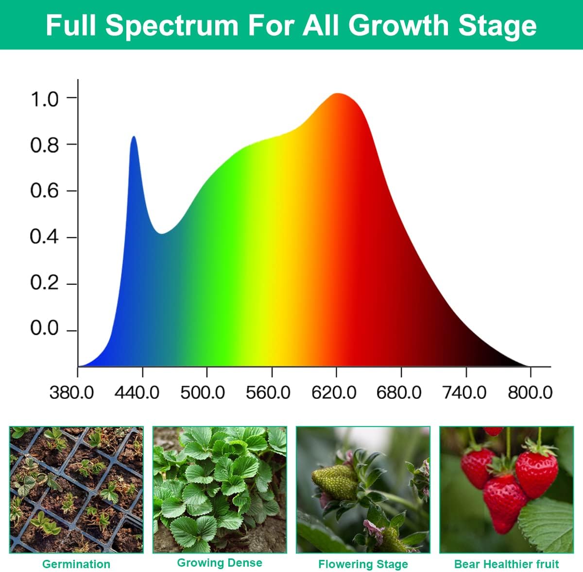 LED Grow Lamps Plant Full Spec - Aquarium Planted Seeds 评论和价格
