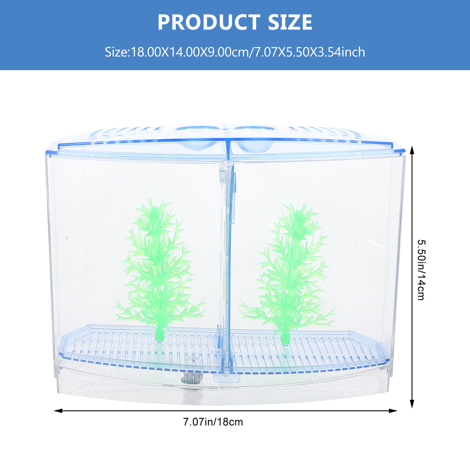 1Set Elegant Transparent Acryl - Planted Aquarium Mini 评论和价格