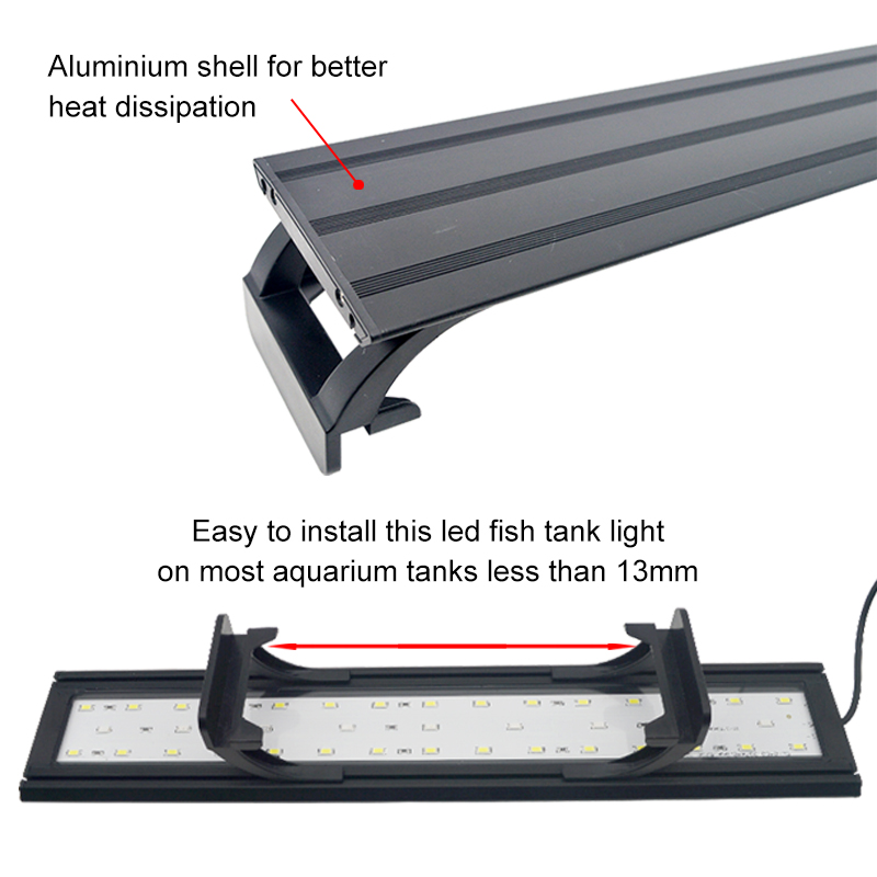 Aquarium LED Light for 16-64CM - Aquarium Plant Diseases 评论和价格