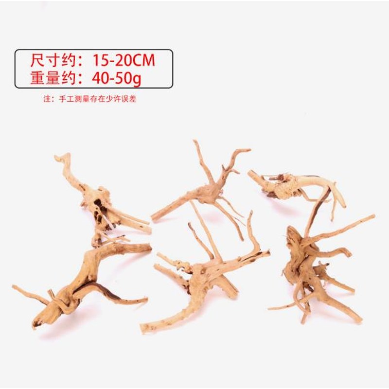 4PCS Natural Wooden Fish Tank  - Aquarium Plant Root Tabs 评论和价格