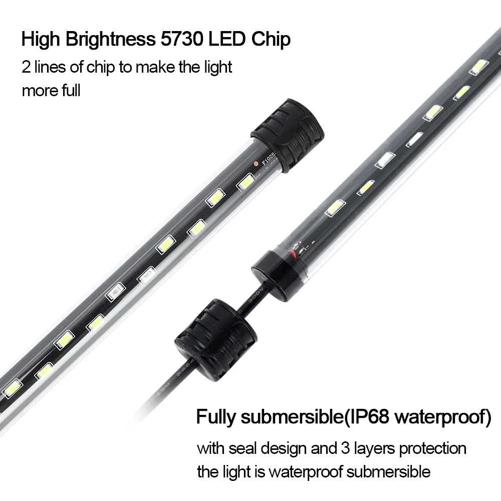 58CM  Aquarium Light LED Plant - Aquarium Plant Diseases 评论和价格