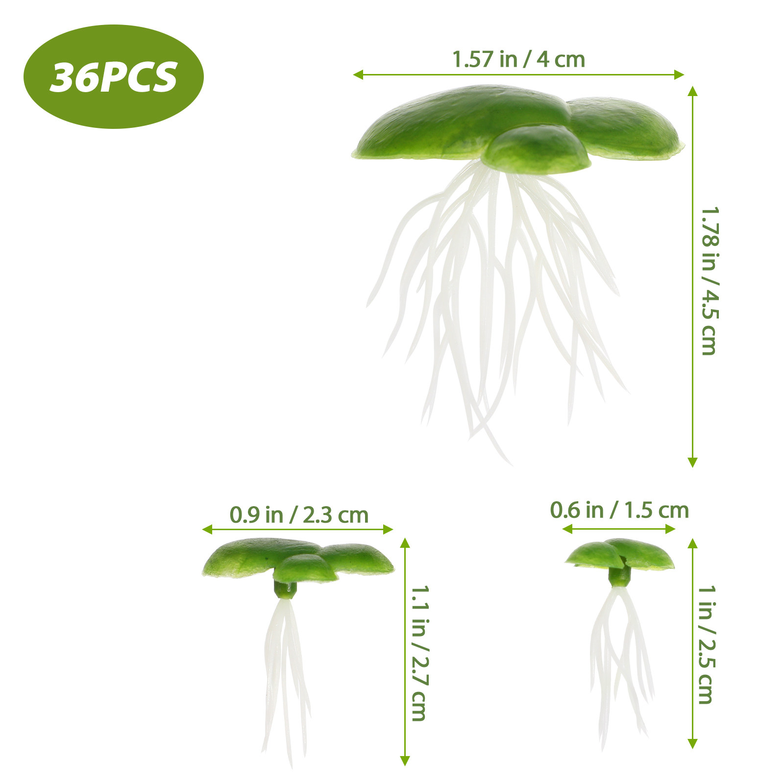 2Packs Fake Duckweed for Aquar - Planted Aquarium Mini 评论和价格