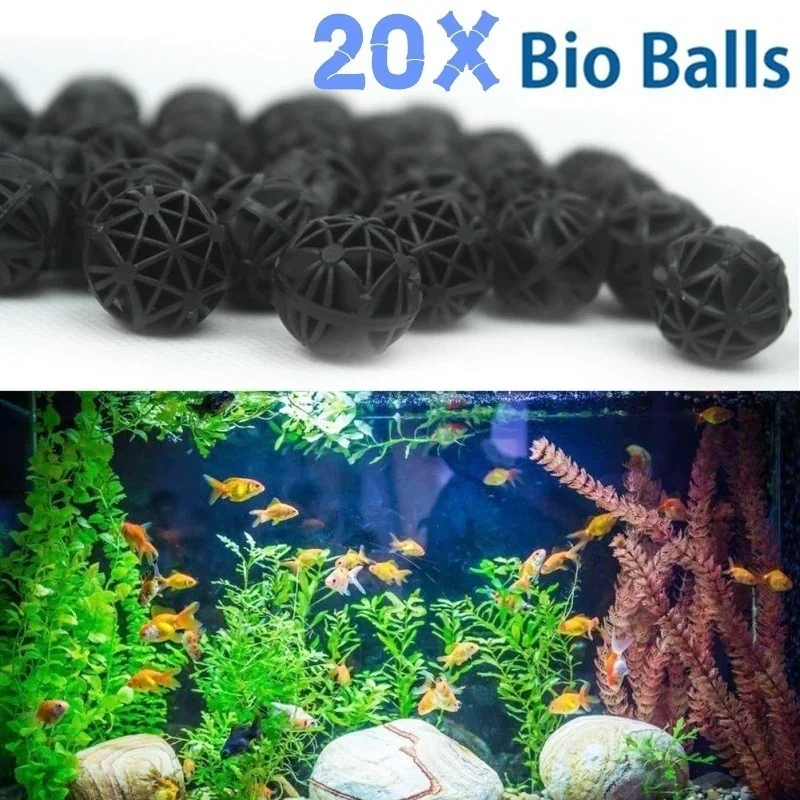 20Pcs 16mm Aquarium Filter Bio - Planted Aquarium Media 评论和价格