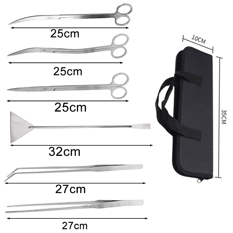 Aquarium Cleaning Tools Set Wa - Trimming Scissor Set 评论和价格
